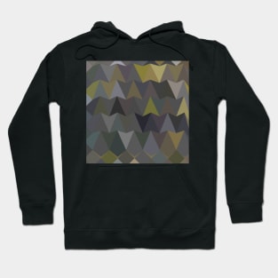 Feldgrau Gray Abstract Low Polygon Background Hoodie